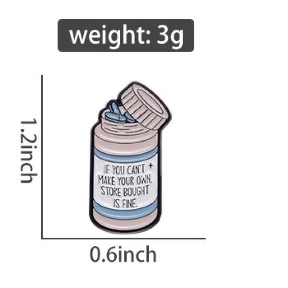 Anti Stigma Medicine Enamel Pin Healthcare Nurse Doctor Patient Scrubs Badge - Picture 4 of 7